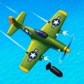 Bomber Ace Ww2 War Plane Game Logo